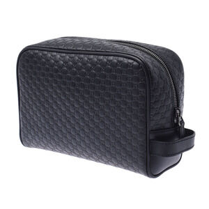 Gucci Shoulder ssima Black Leather Bag